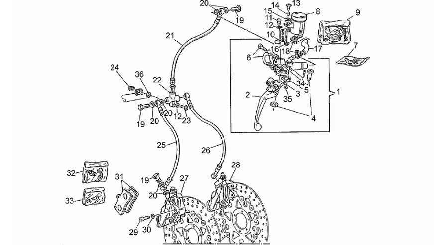 Front brake system