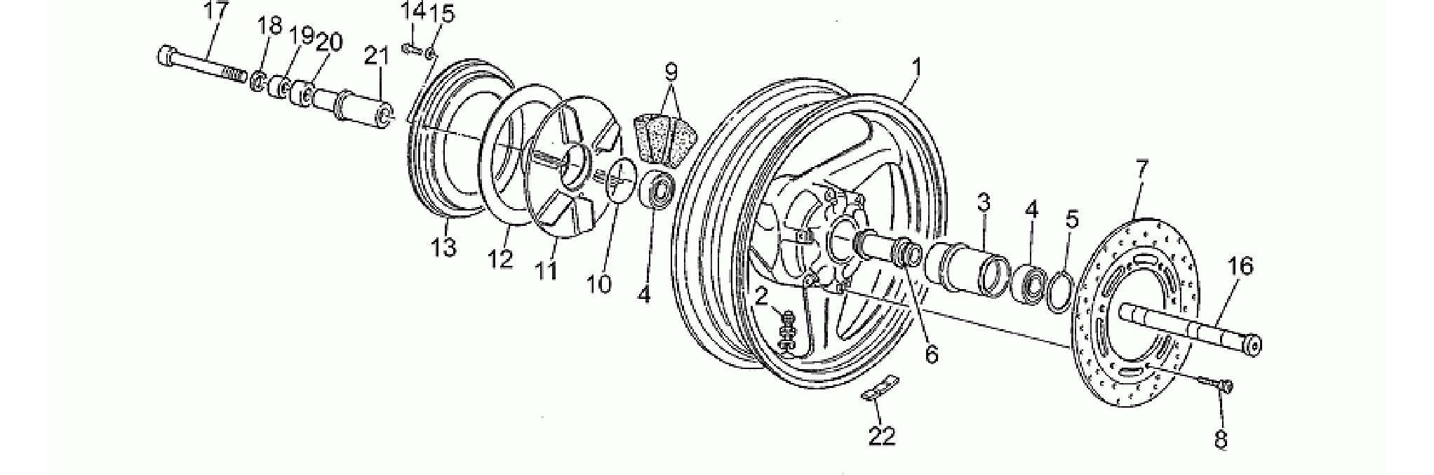 Rear wheel