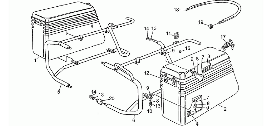 Metal side cases