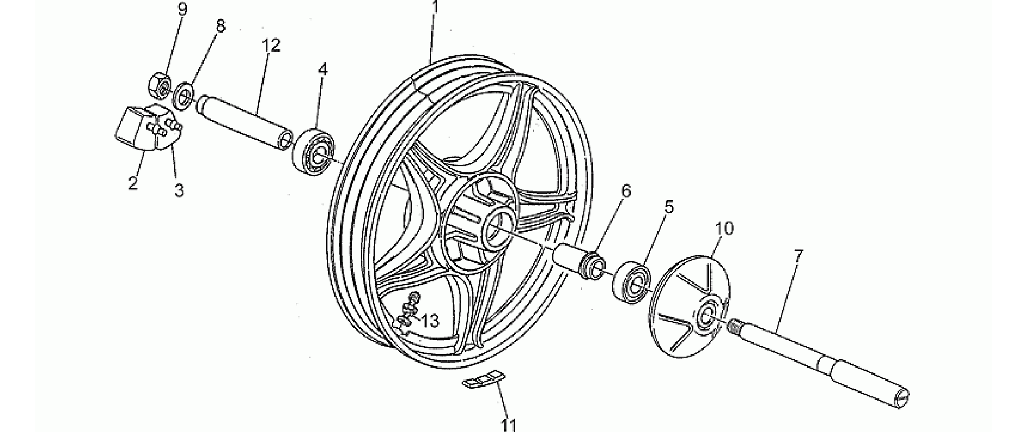 Rear wheel