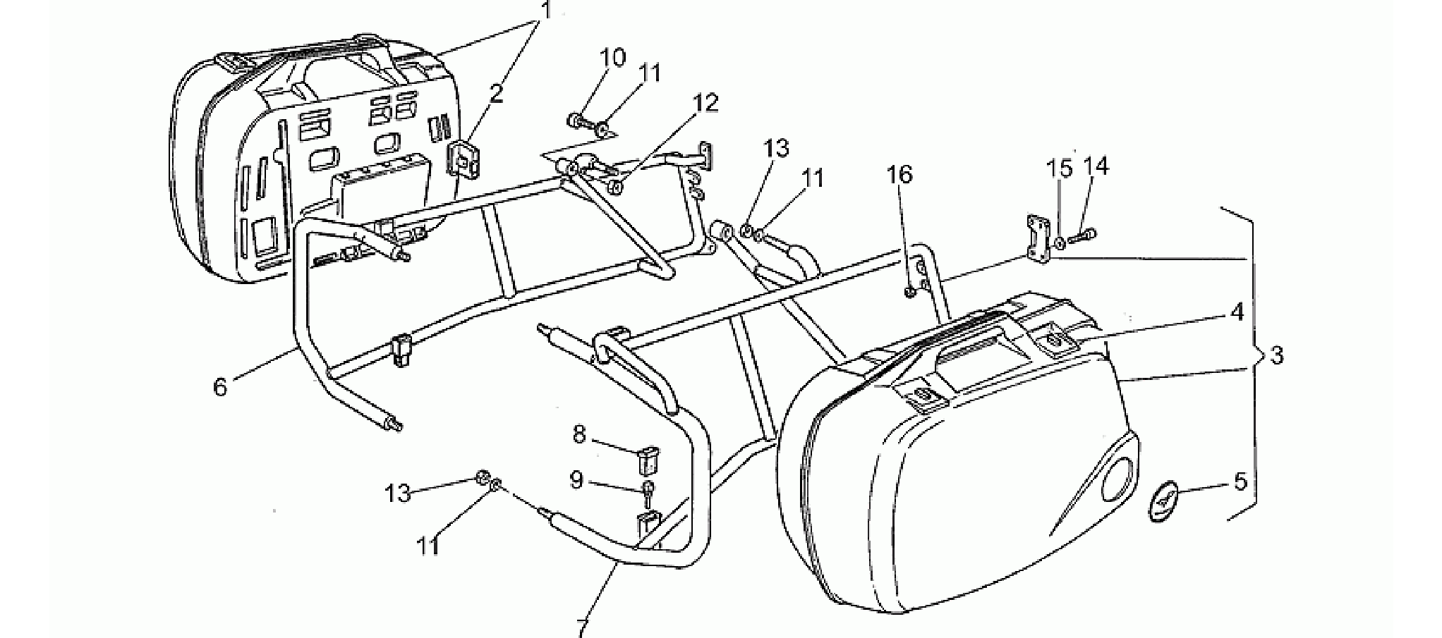Rigid side cases