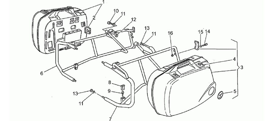 Rigid side cases