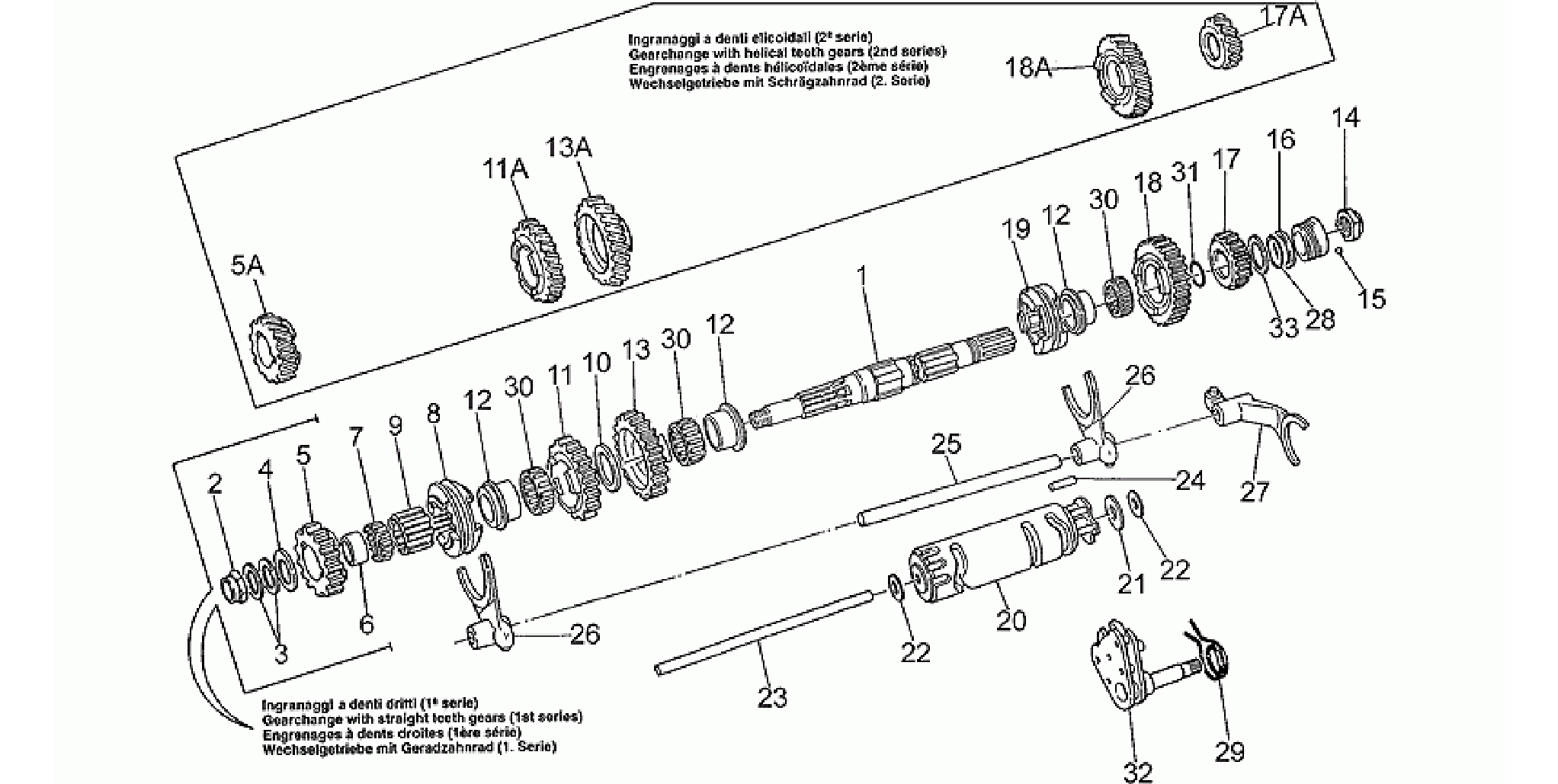 Driven shaft