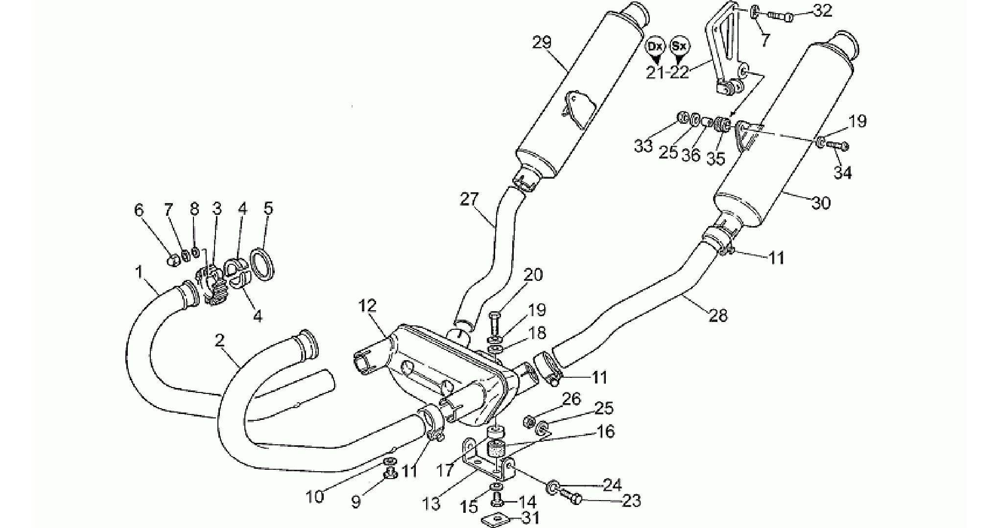 Exhaust unit