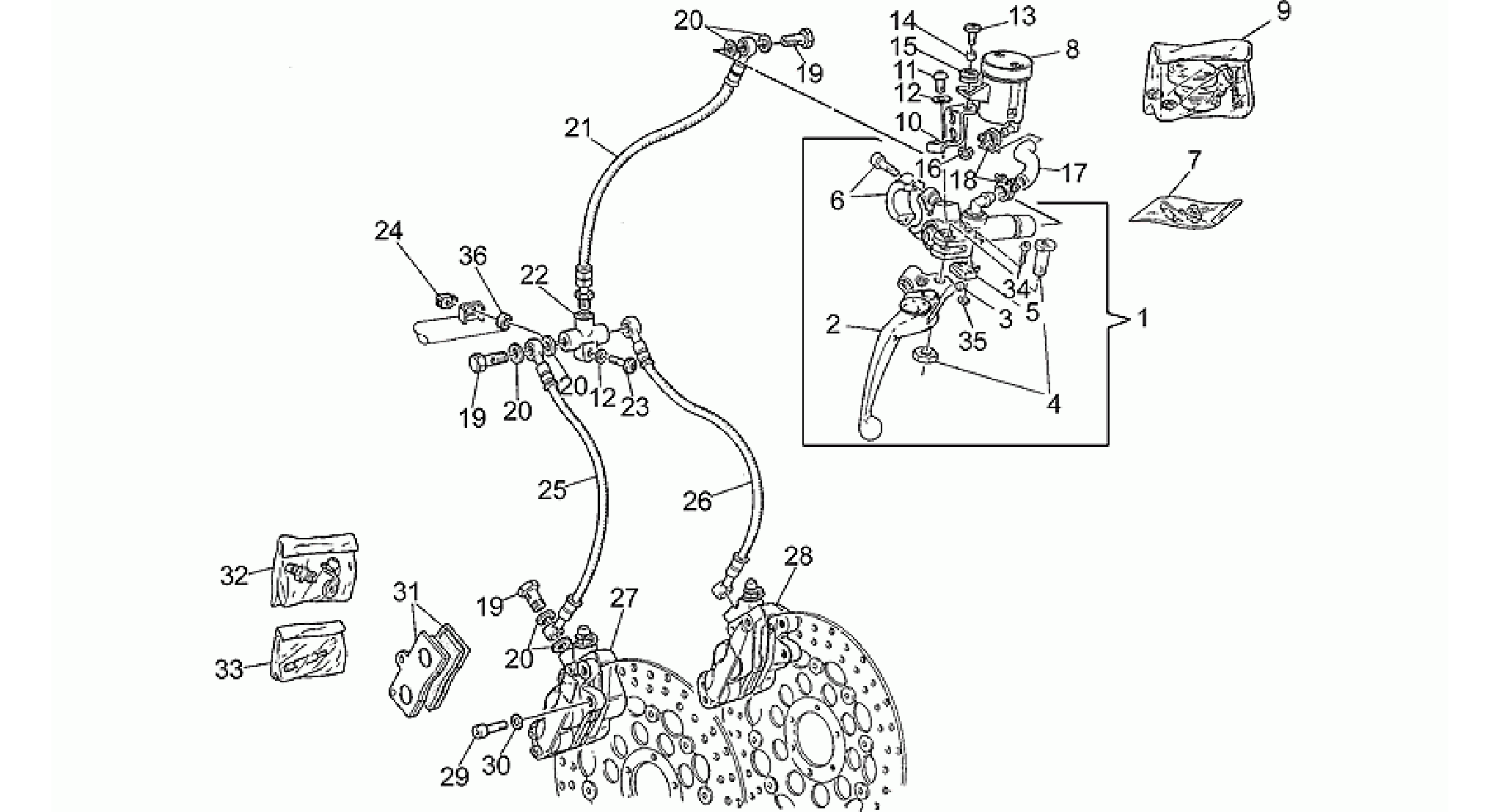 Front brake system