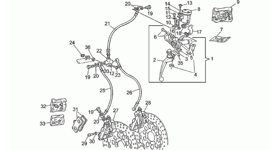 Front brake system