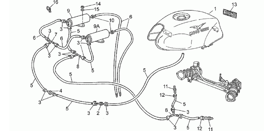 Fuel vapour recover system