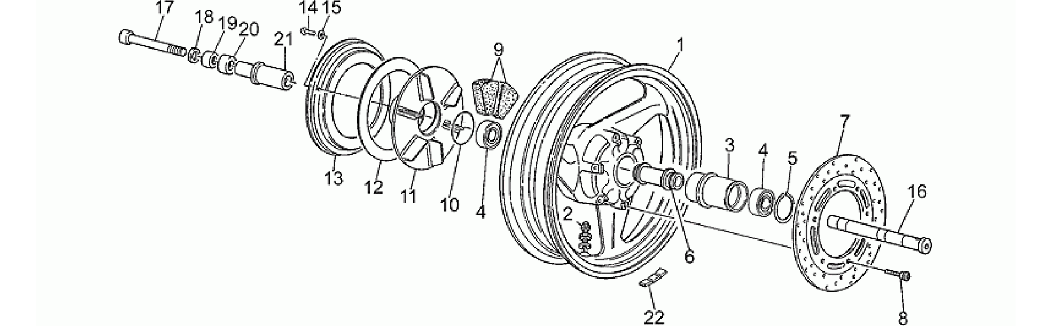 Rear wheel