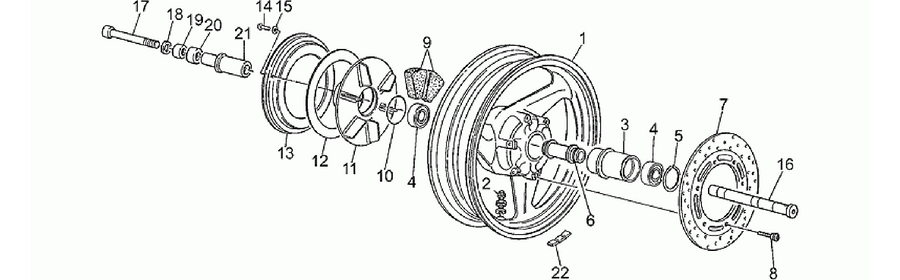 Rear wheel