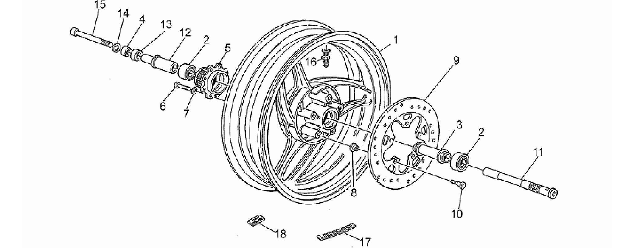 Rear wheel