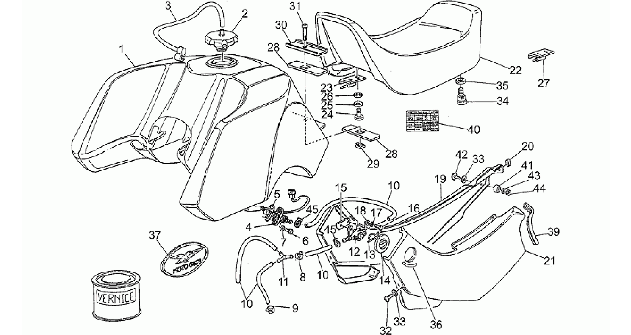 Central body - Saddle