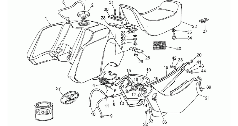 Central body - Saddle