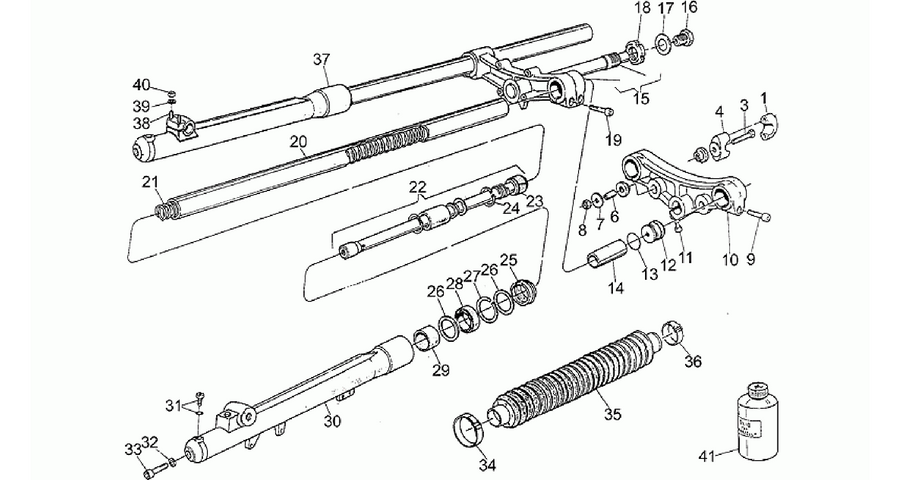 Front shock absorber
