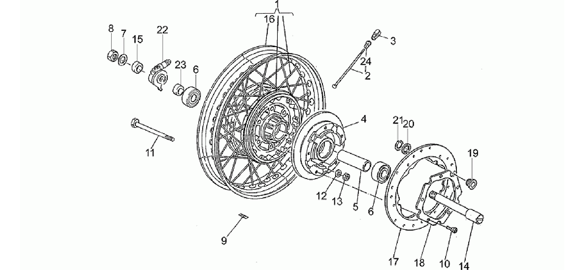 Front wheel LX16500>