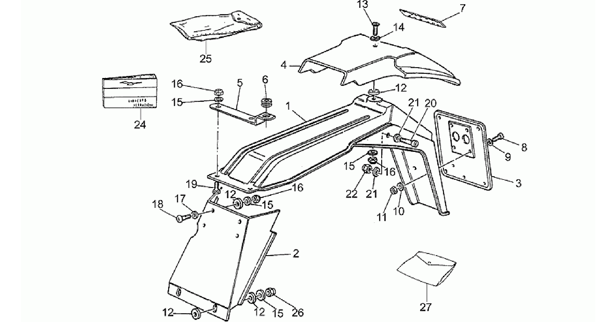Rear body - Mudguard
