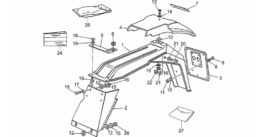 Rear body - Mudguard