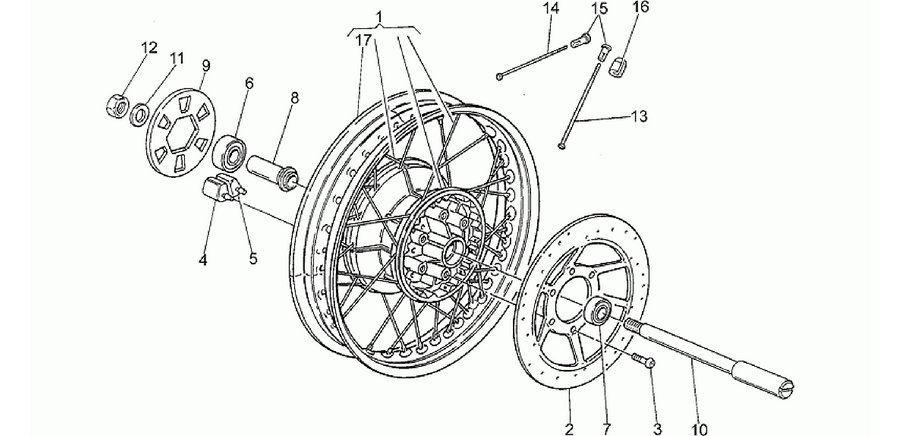 Rear wheel