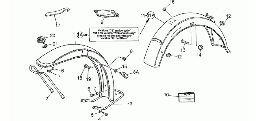 Front/Rear mudguard