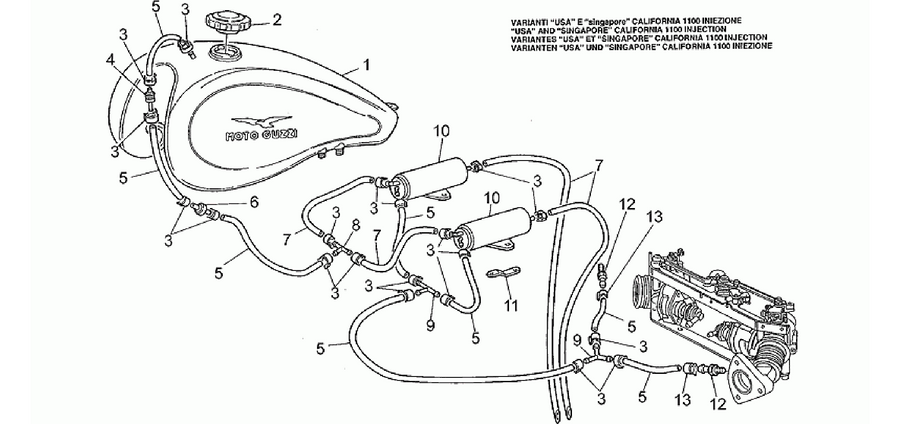 Fuel vapour recover system