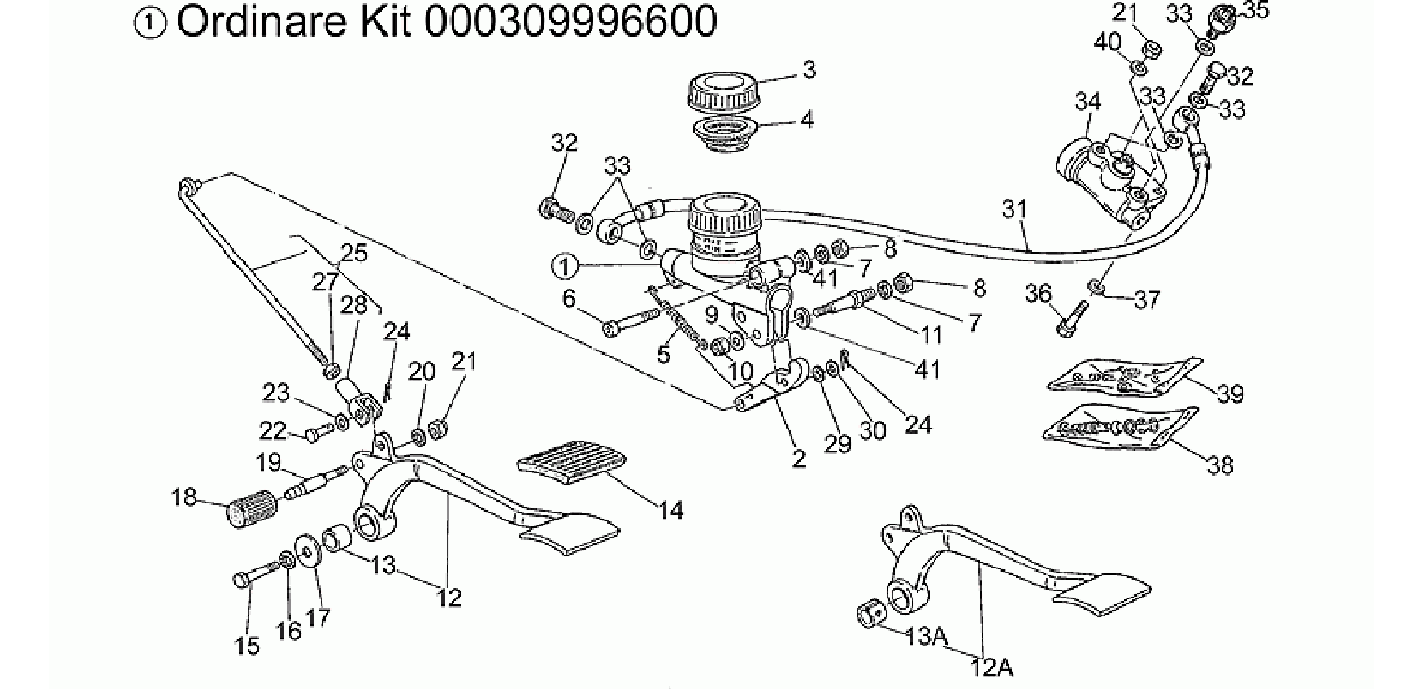 Rear brake m.cylinder II