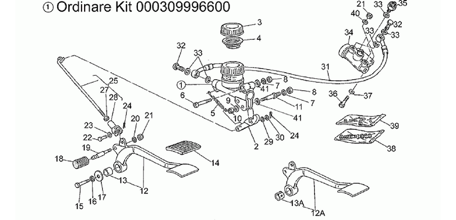 Rear brake m.cylinder II
