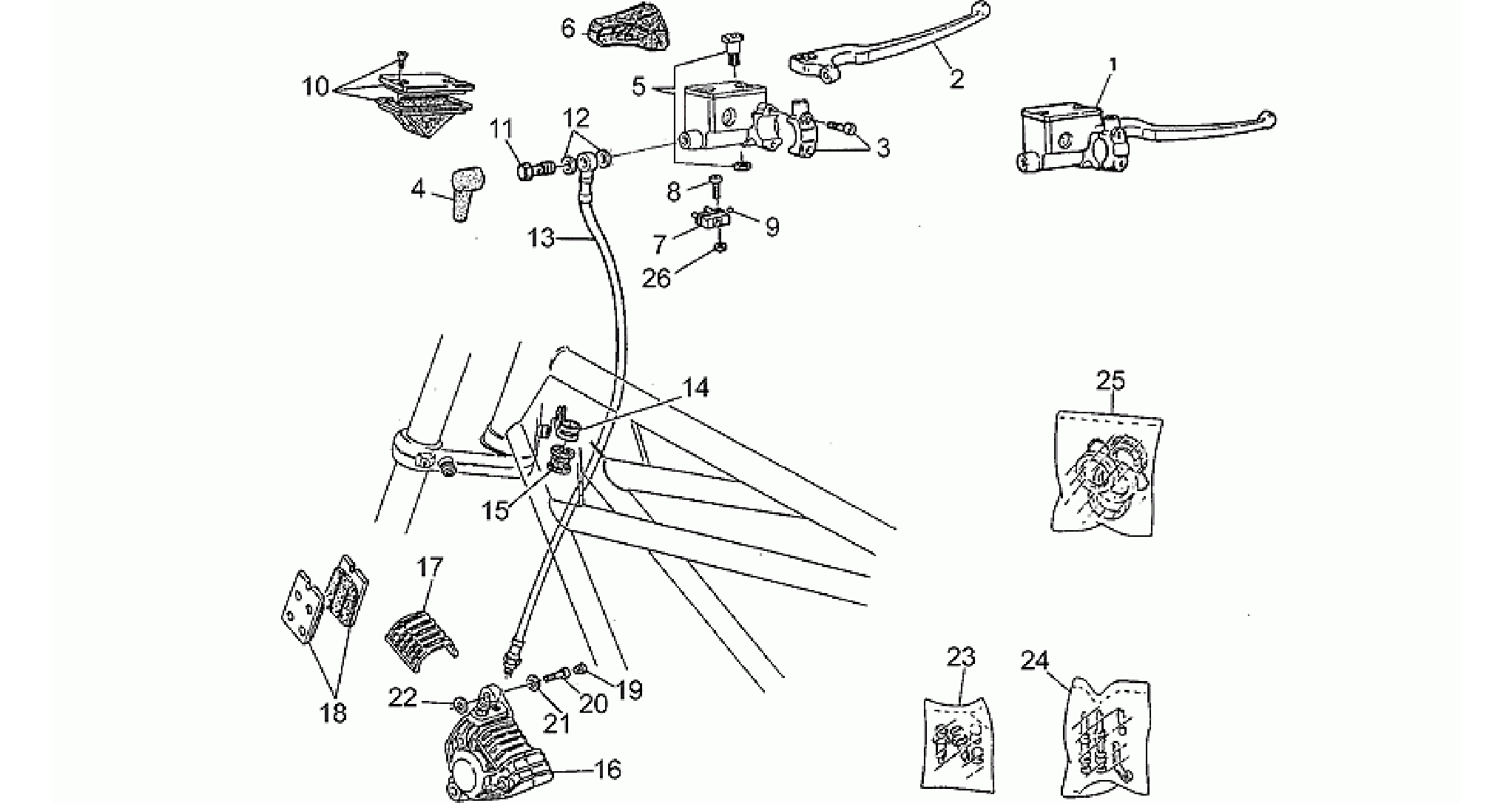 RH Front brake system