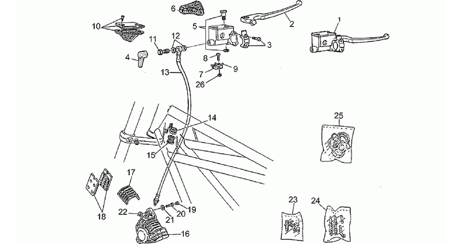 RH Front brake system
