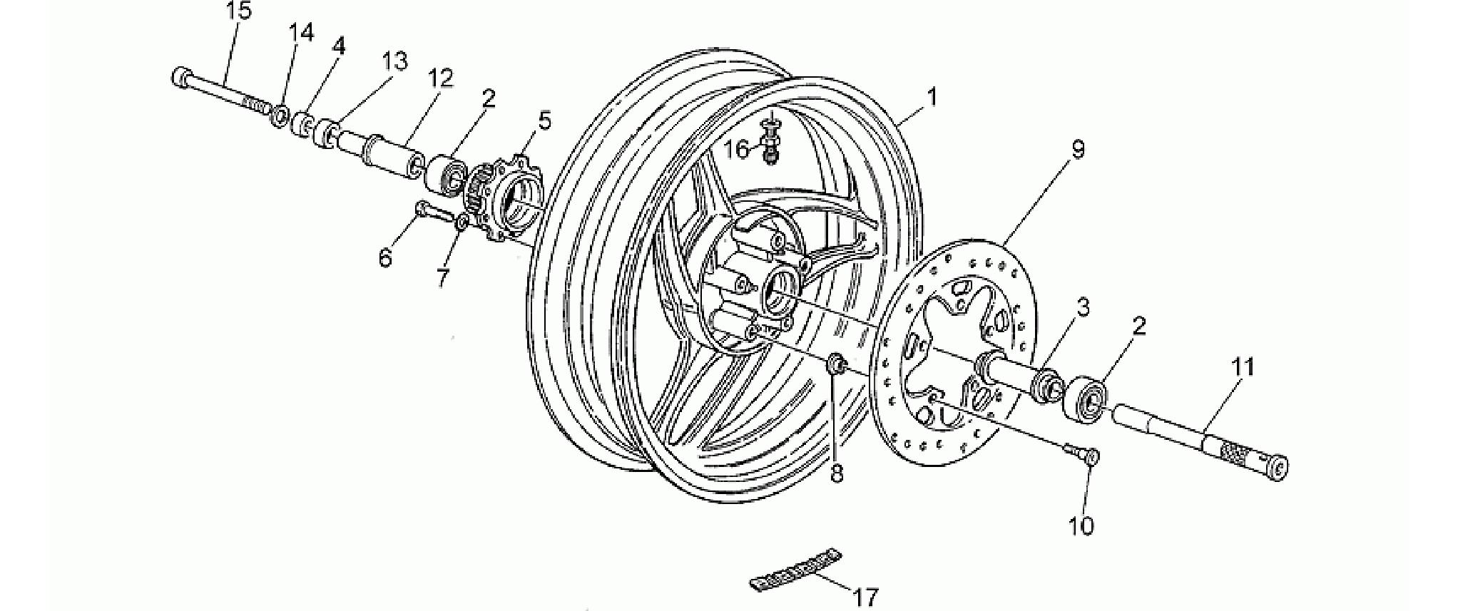 Rear wheel