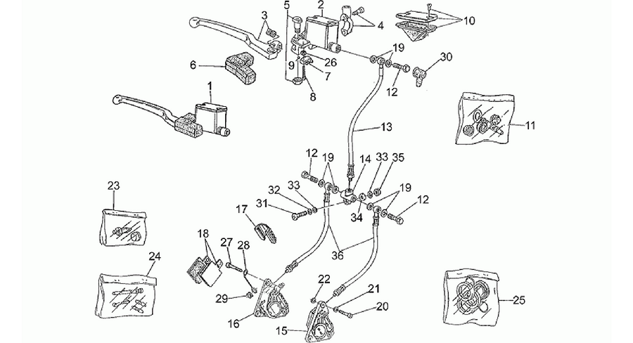 Front brake system