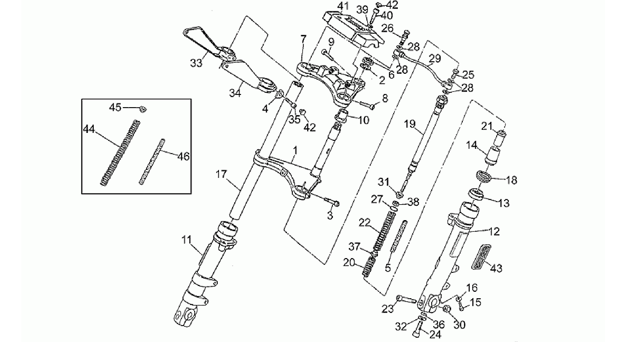 Front shock absorber