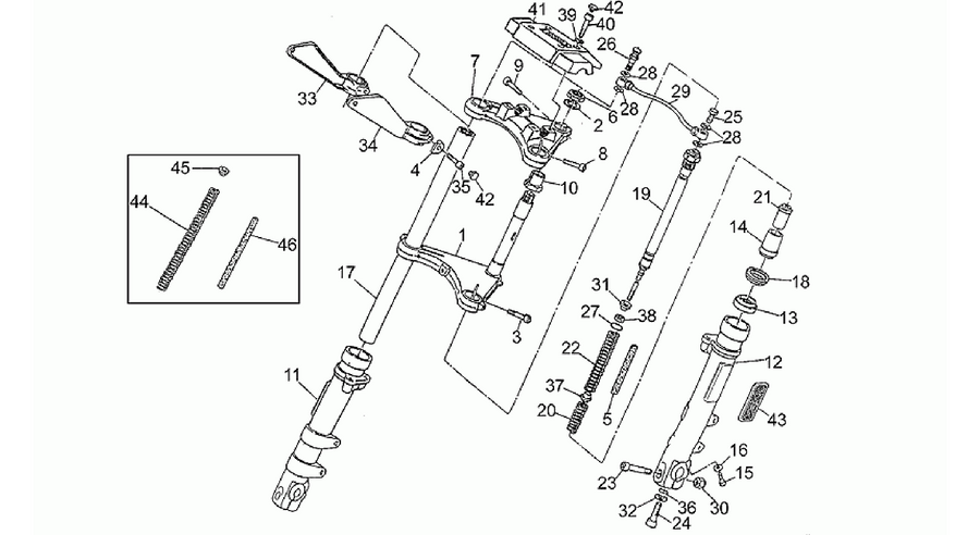 Front shock absorber