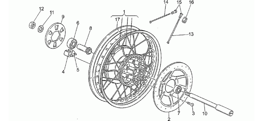 Rear wheel