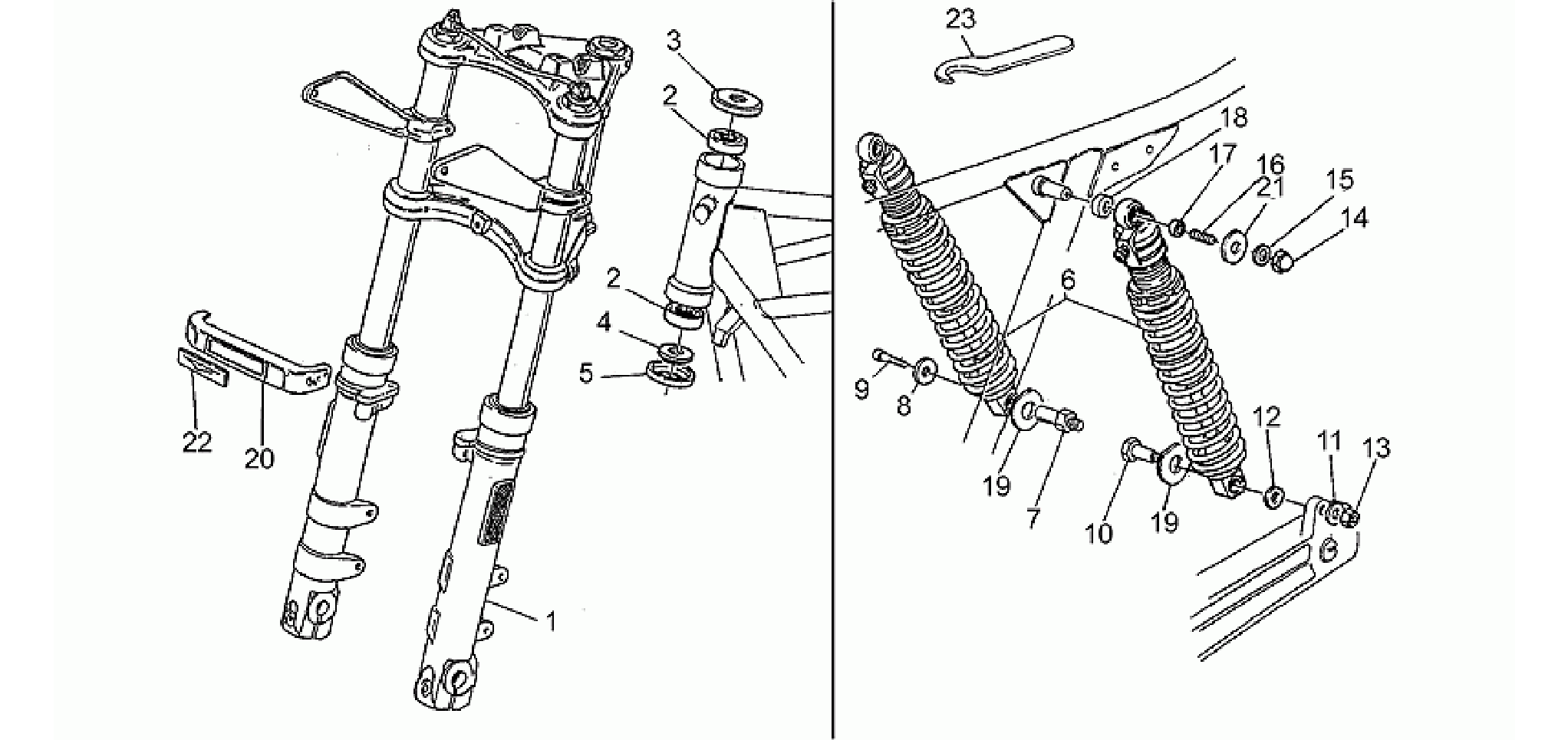 F.fork-R.shock absorber
