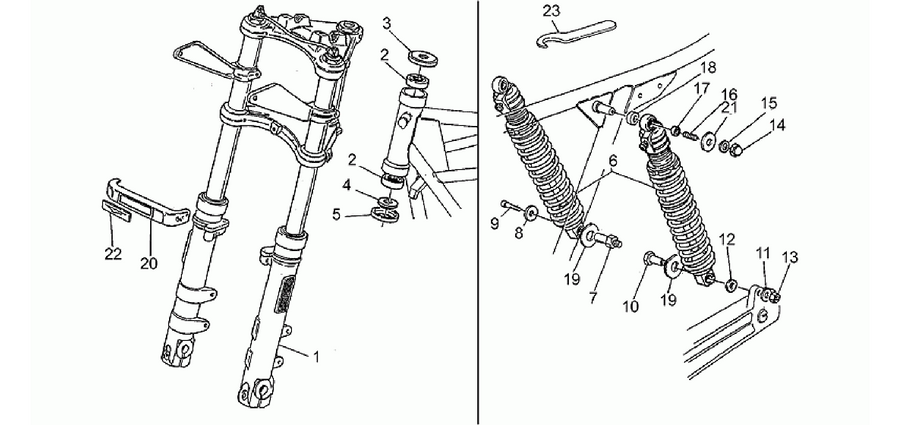 F.fork-R.shock absorber