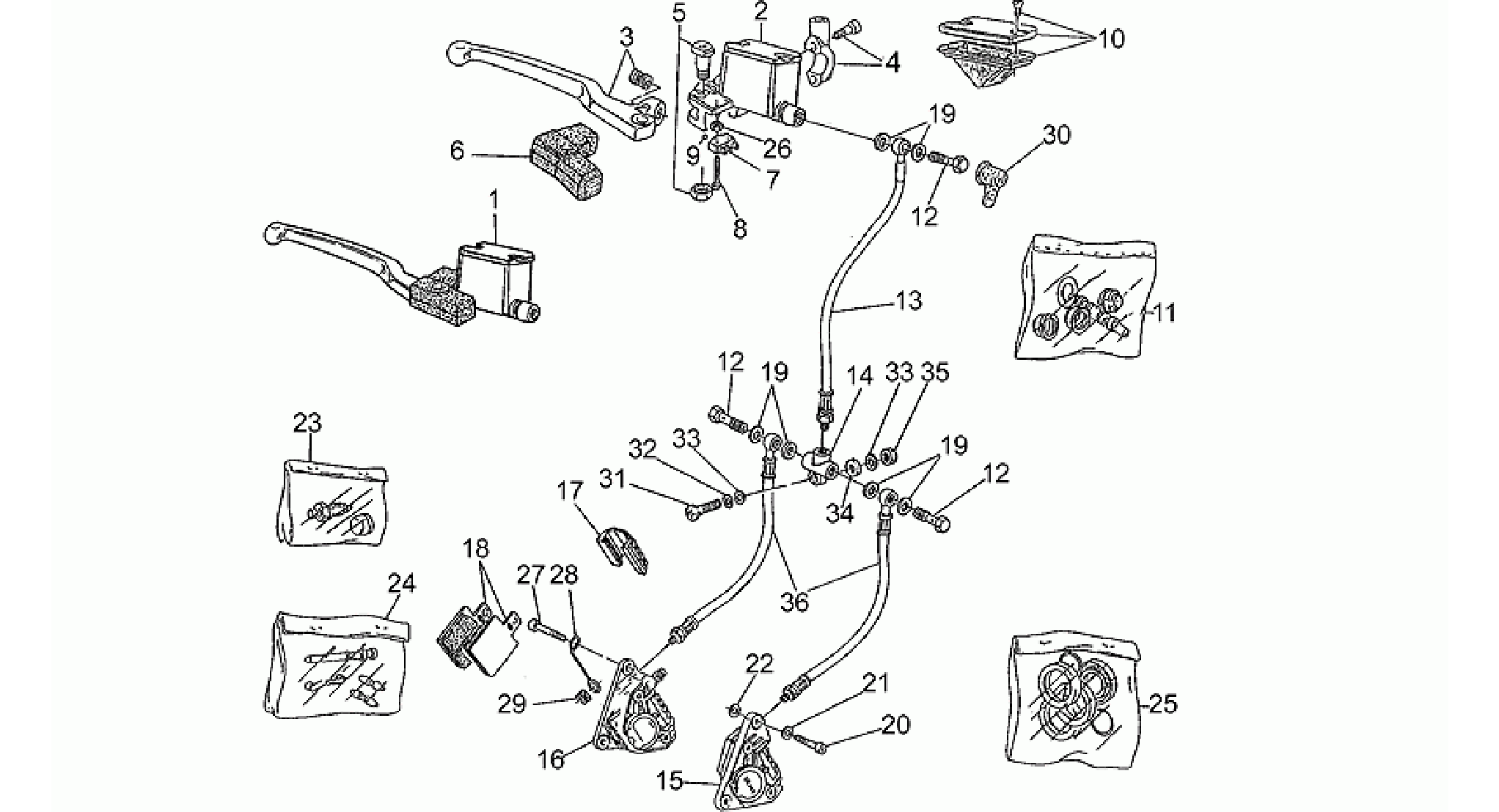 Front brake system