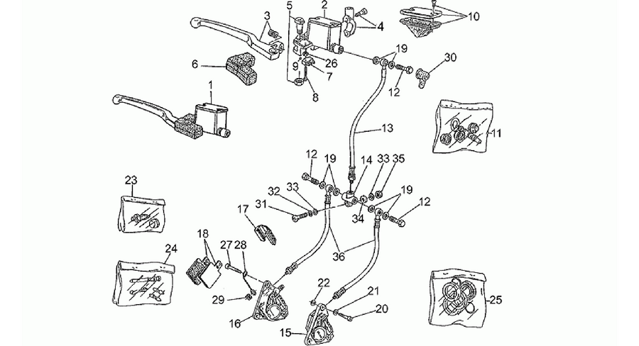 Front brake system