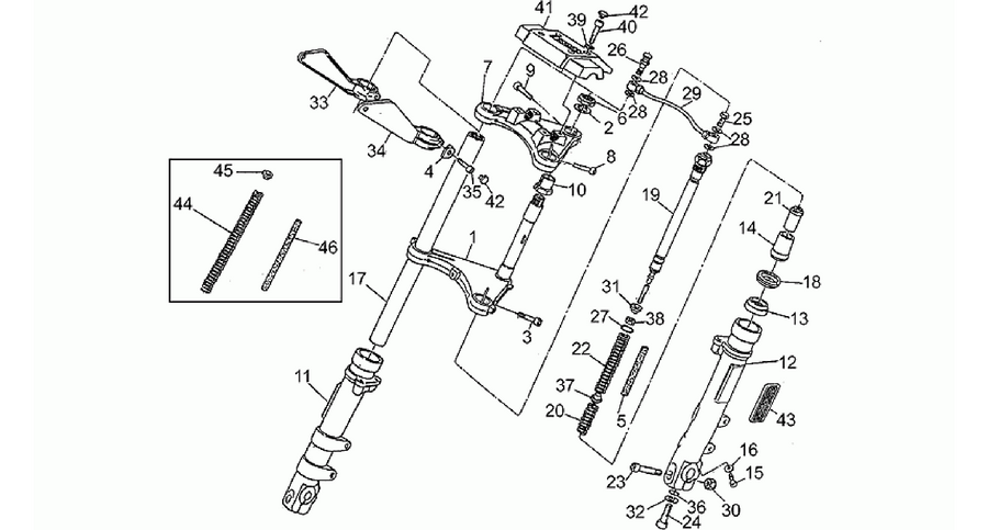 Front/rear shock absorber