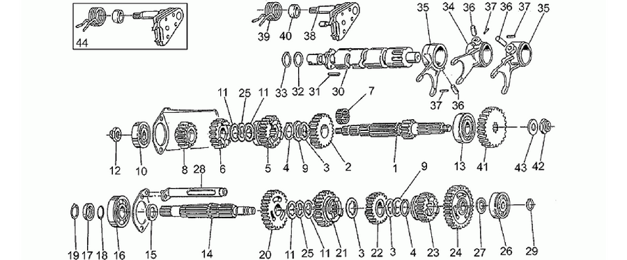 Gear-box components