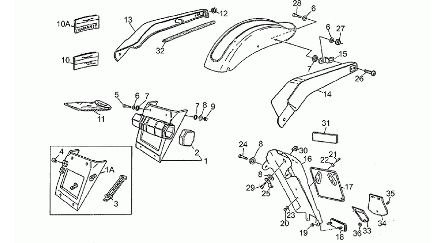 Number plate holder