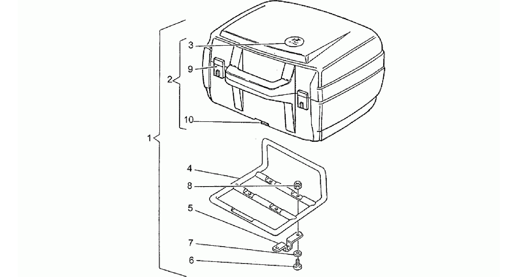 Rear top box