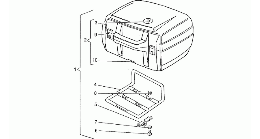 Rear top box
