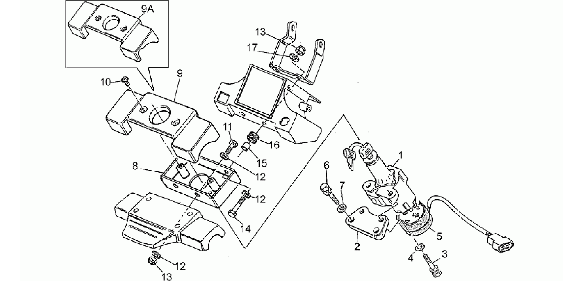 Main switch - steering lock