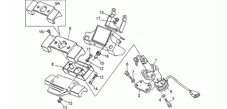 Main switch - steering lock