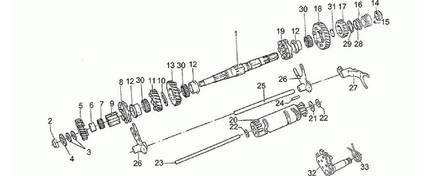 Driven shaft
