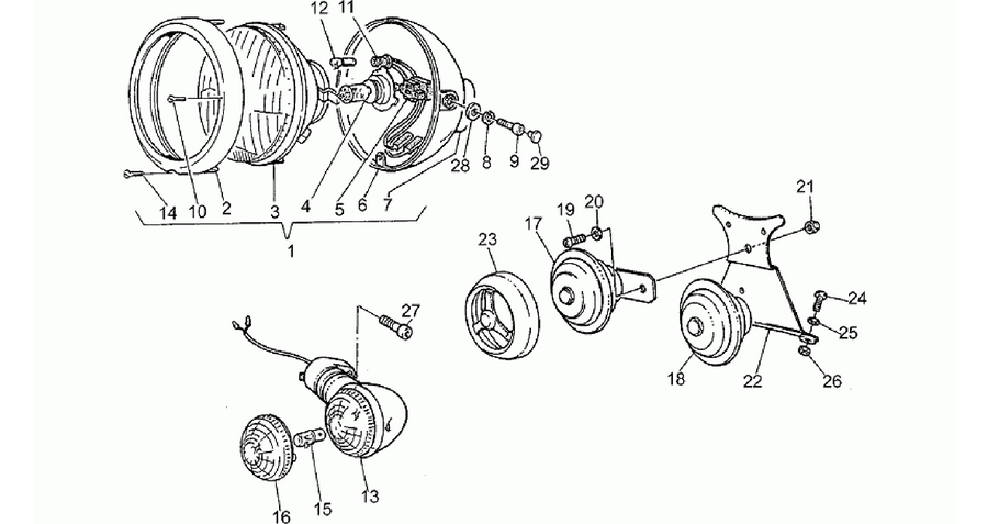 Headlight-Horn