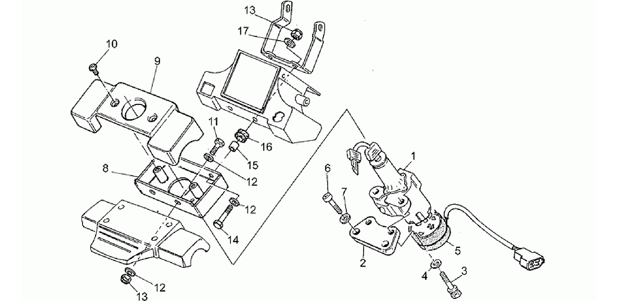 Main switch - steering lock