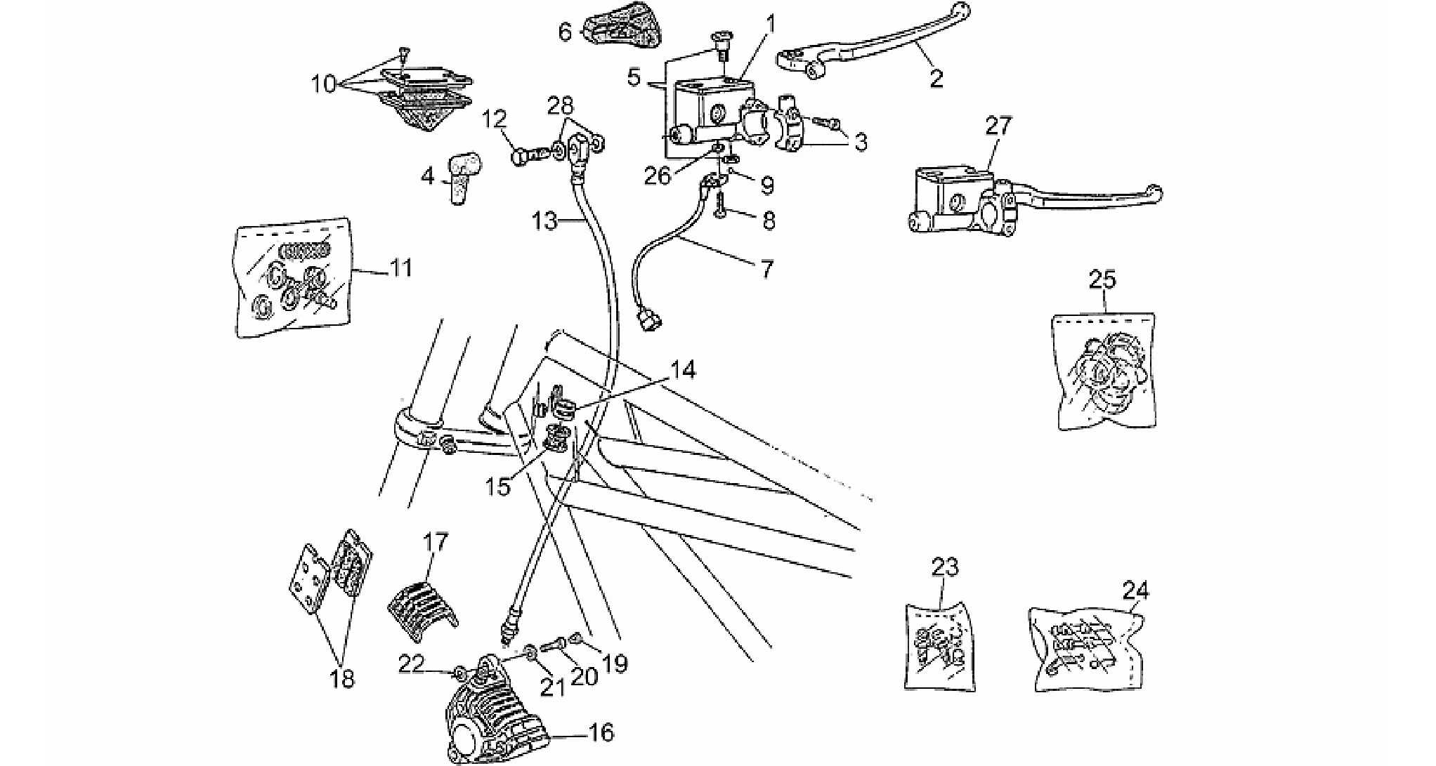 RH Front brake system