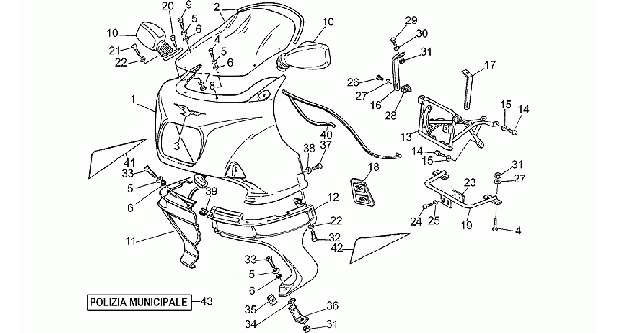 Front body - Front fairing