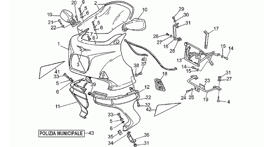 Front body - Front fairing