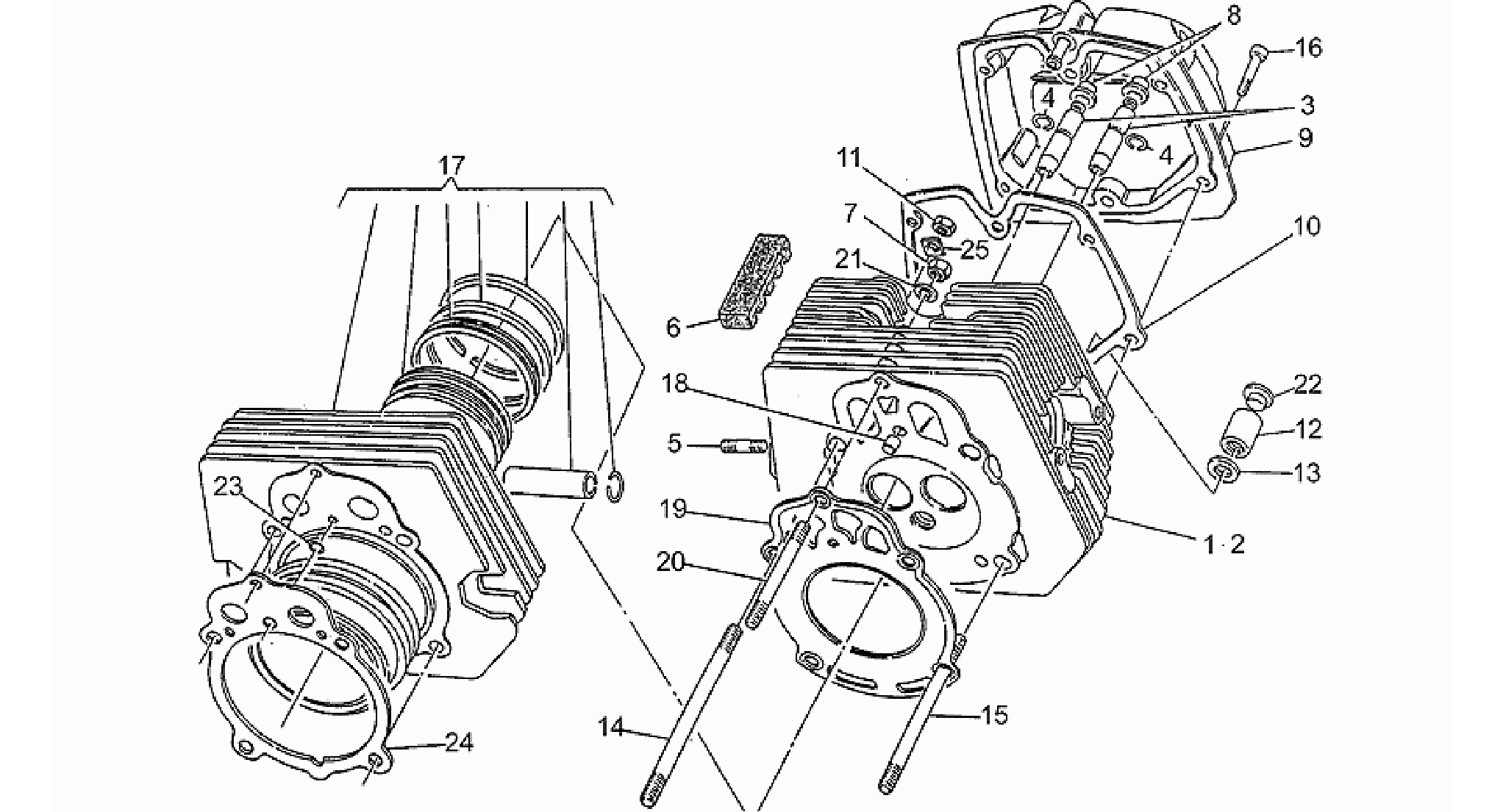 Head - Cylinder - Piston